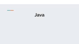 Java for Beginners - Module 1 Introduction -  Intro