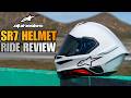 Alpinestars SR7 Helmet Ride Review. Is It Better Than The SR10? YouTube Video