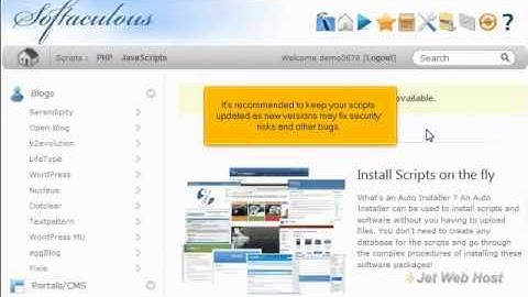 How to upgrade a script installed by Softaculous