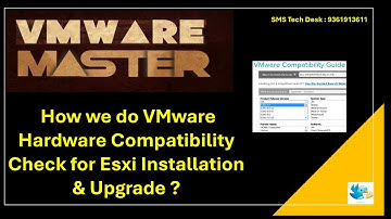 VMware Training | Hardware Compatibility Check for Esxi Installation & Upgrade ? | VMware Tutorial