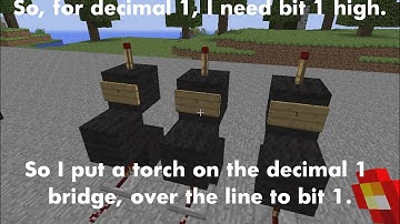 Minecraft Decimal to Binary Decoder Tutorial