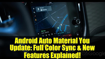 Android Auto Material You Update: Full Color Sync & New Features Explained!