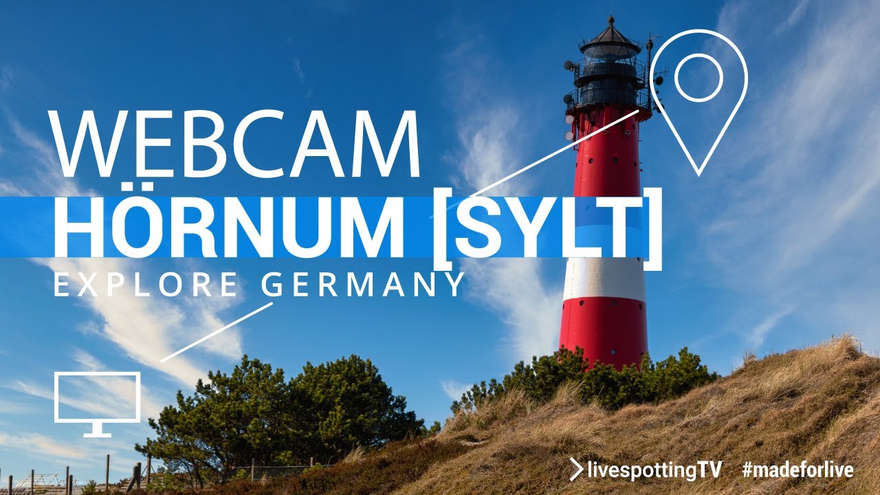 🔵 Webcam vom Leuchtturm Hörnum mit atemberaubendem Panoramablick über die Insel Sylt und die Nordsee