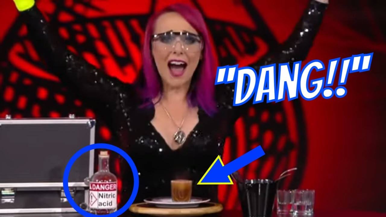 Paige Thompson Risking Her Life With Nitric Acid On Penn And Teller