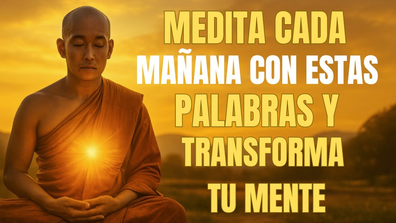 MEDITA CADA MAÑANA con estas palabras para NUTRIR la PAZ INTERIOR | Budismo