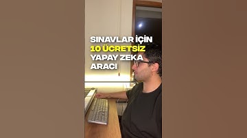 Sınavlar İçin Ücretsiz 10 Yapay Zeka Aracı #yapayzeka #ai #chatgpt #sınav #öğrenci