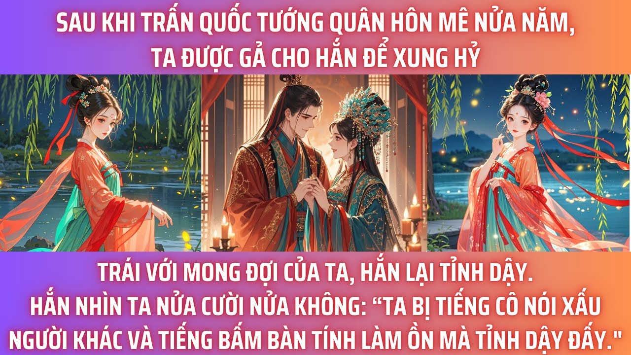 SAU KHI TRẤN QUỐC TƯỚNG QUÂN HÔN MÊ NỬA NĂM, TA ĐƯỢC GẢ CHO HẮN ĐỂ XUNG HỶ. TRÁI VỚI MONG ĐỢI CỦA TA