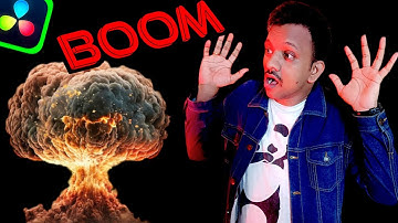 How to MAKE STUFF EXPLODE!!  DaVinci Resolve 18.5 Tutorial