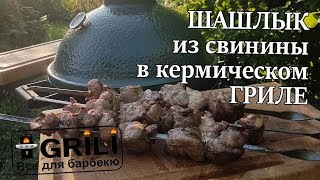 Шашлык из свинины в угольном керамическом гриле. Рецепт шашлыка для гриля Шашлык из свинины в угольном керамическом гриле. Рецепт шашлыка для гриля