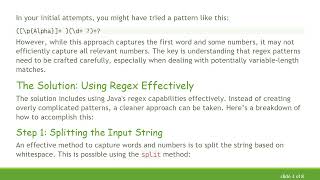 Mastering Java Regex: How to Extract Words and Numbers in One Pass