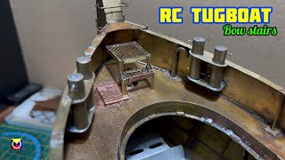 Rc tugboat (……….) full metal scratch build Ep. 47