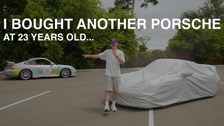 I PURCHASED MY SECOND PORSCHE AT 23 YEARS OLD...