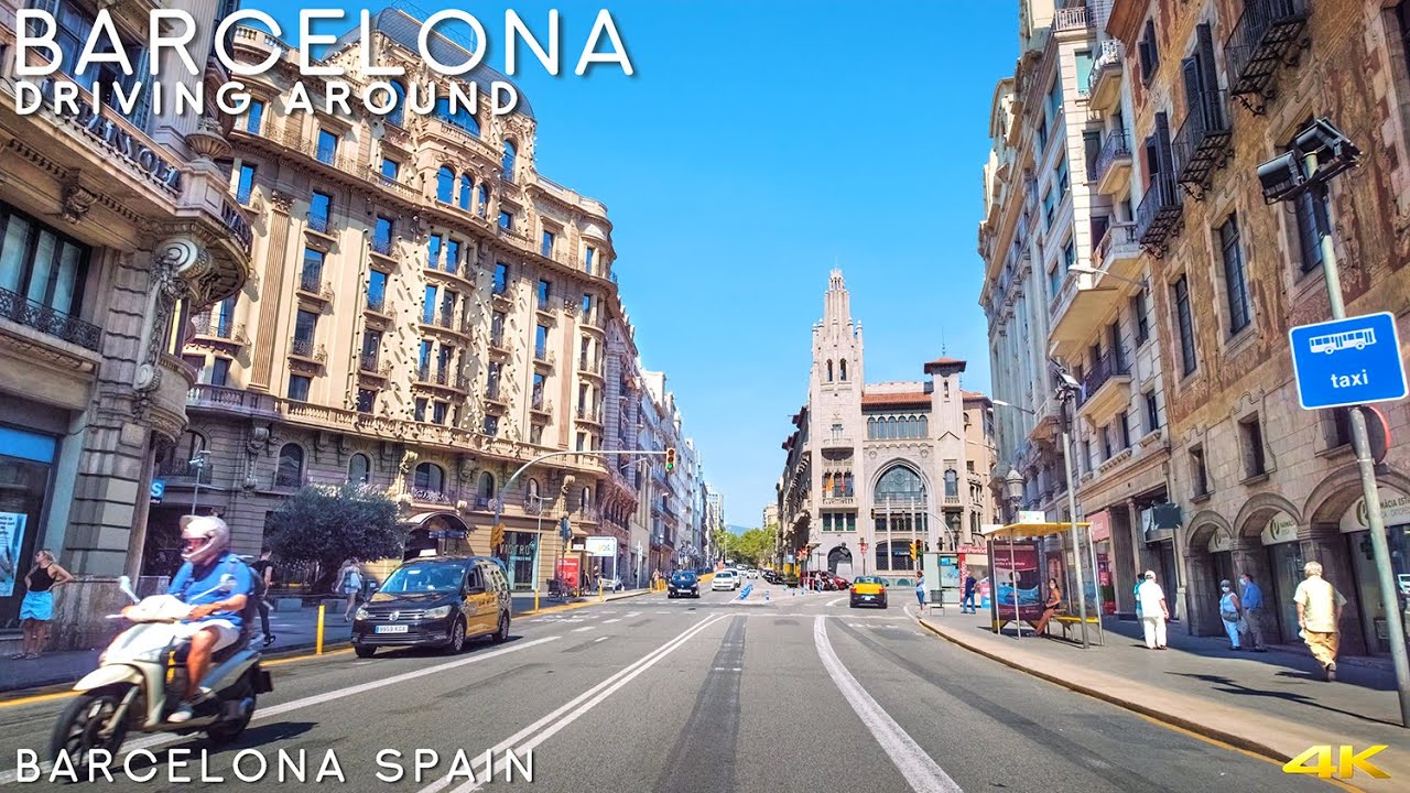 Tiny Tour | Barcelona Spain | Driving in Barcelona | 2021 Sep