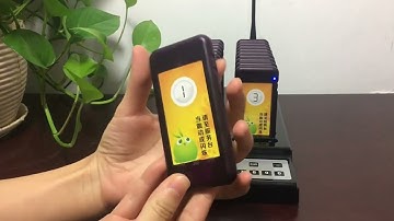 C201 取餐器 High Quality Program Multifunction Number Restaurant Pager