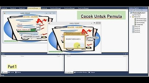 TUTORIAL MEMBUAT KUIS DENGAN VISUAL BASIC (VB)... COCOK UNTUK PEMULA (PART 1)