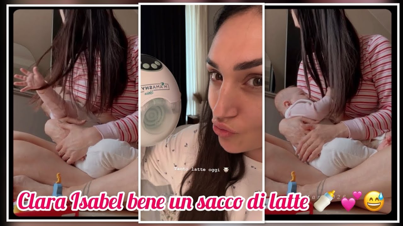 CLARA ISABEL beve un sacco di latte 🍼😍❤️😂 #spettegolatv 