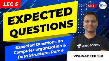 Practice Questions on COA and DS | Lec 5 | GATE CSE/IT 2021 | Vishvadeep Sir