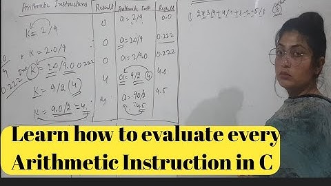 how to evaluate every arithmetic expression in C language