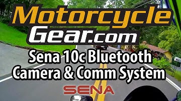 Sena 10c Bluetooth Camera & Communication System - Motorcyclegear.com