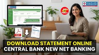 Download Statement in Central Bank | How to Download Bank Statement in Central Bank of India
