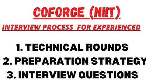 (Important) Coforge Interview Process | NIIT Technologies Interview Process | My Experience