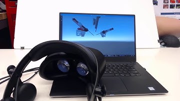 dVRK-XR running on a Windows Mixed Reality Headset (Samsung Odyssey)