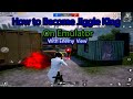 How to do jiggle on emulator  best fast jiggle movement on pc  golden tips by pubg emulator king