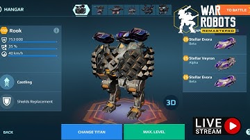 ROOK VS INDRA? Which Is The Best? Update 9.1 War Robots Live Stream #WARROBOTS