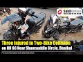 Three injured in twobike collision on nh 66 near shamsuddin circle bhatkal