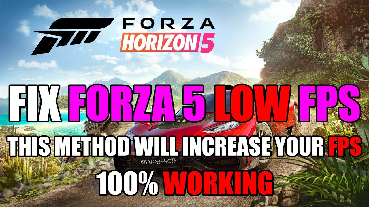 Forza Horizon 5 PC Sudden Low FPS Performance? : r/ForzaHorizon
