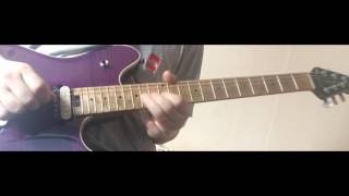 Megadeth - Trust guitar solo improvsiation  gear : Peavey USA Wolfgang custom, pod