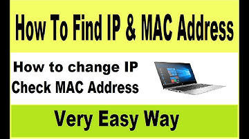 How To Find/Check & Change  IP Address & MAC Address On Windows 10/8/7 by kingdom information 2020