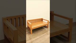 Wood Sofa Bed.
