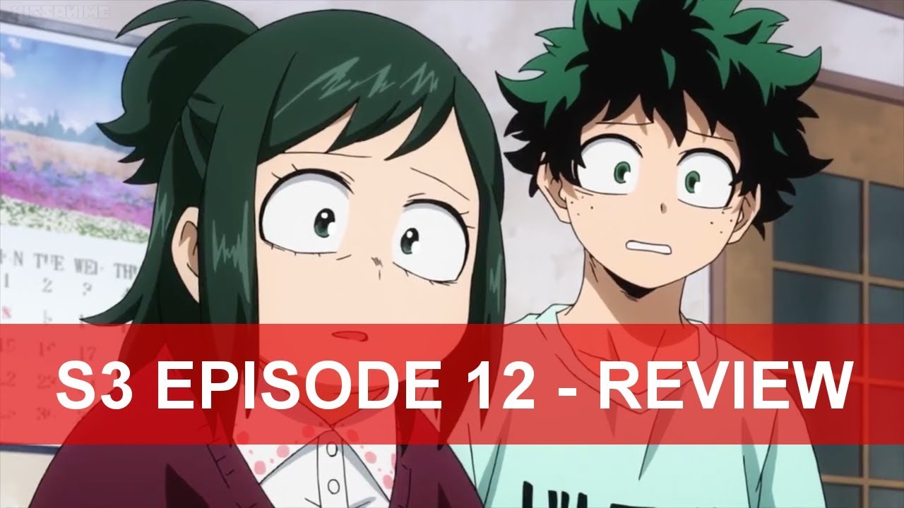 Moving Forward - My Hero Academia Season 3 Anime Episode 12 Review