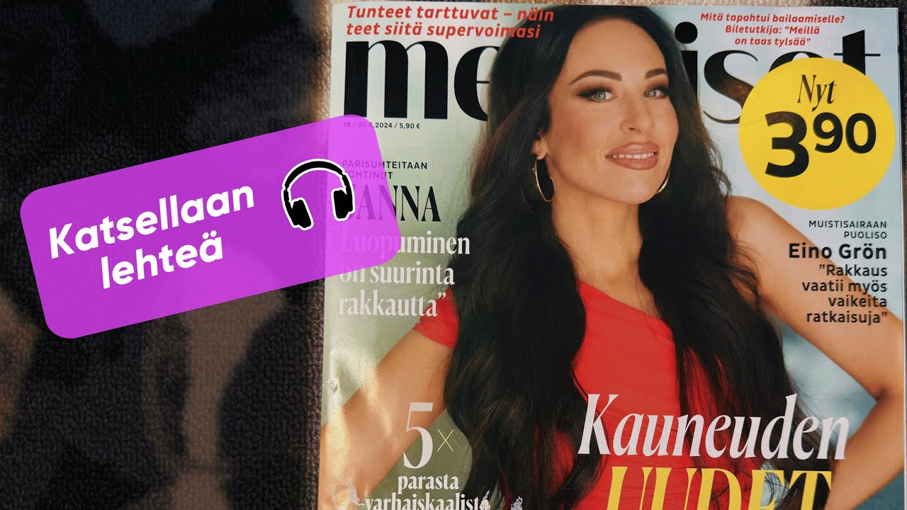 ASMR Suomi - Katsotaan lehti yhdessä