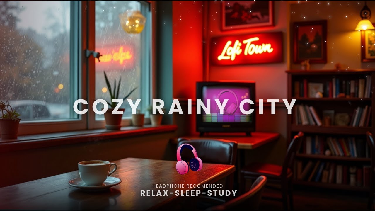 Sunlit Rainy Café 🌧️ | Chill Beats to Relax