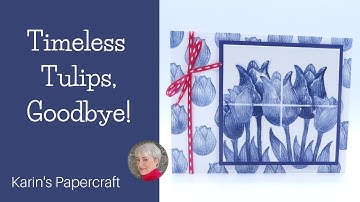 FAUX TILE TECHNIQUE WITH TIMELESS TULIPS