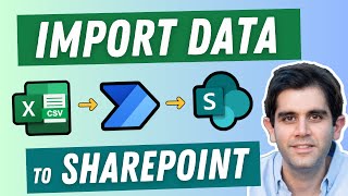 How to Import CSV Data to SharePoint List with Power Automate | Tutorial