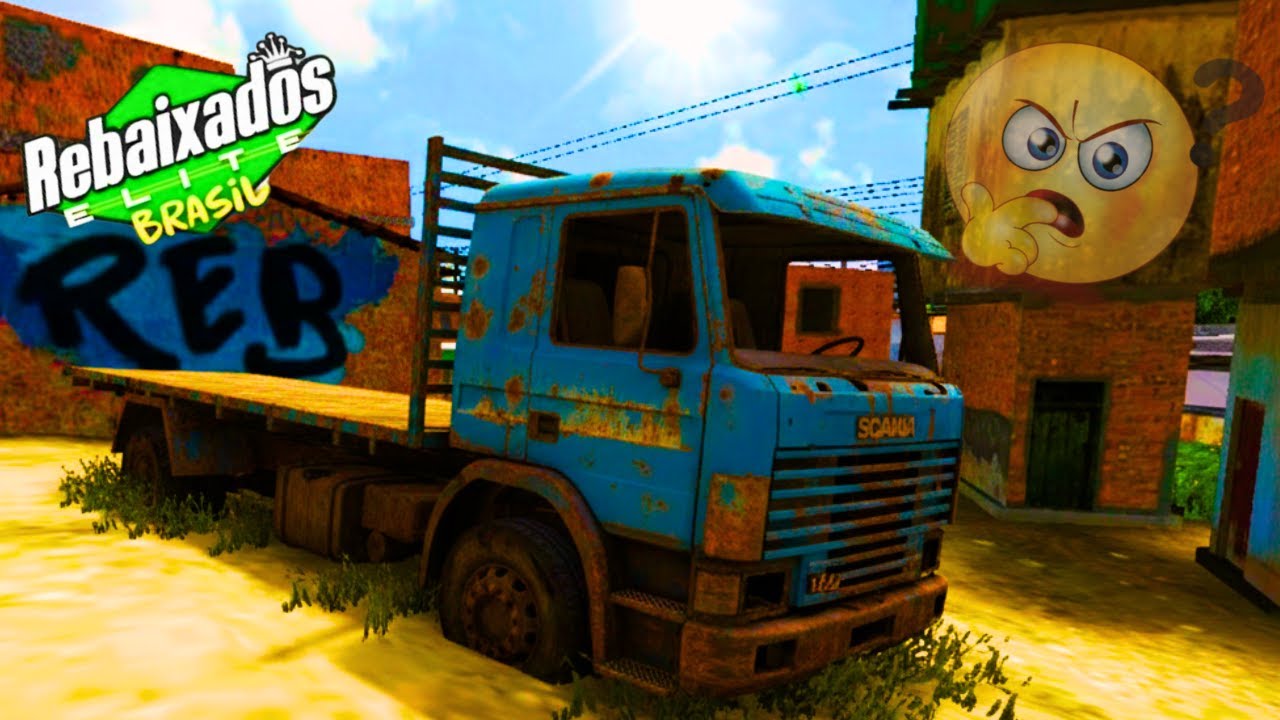 REBAIXADOS ELITE BRASIL ENCONTREI UM CAMINHÃO SCANIA ABANDONADO NA FAVELA