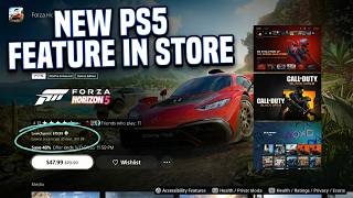 New Ps5 Feature On Psn With Latest Firmware Update