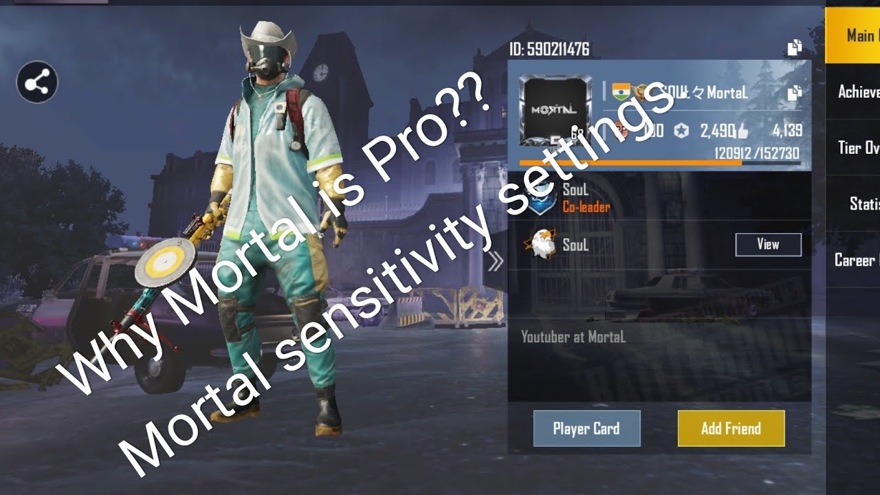 Why Soul Mortal is pro? Mortal Sensitivity Settings | Best Settings like AimBot