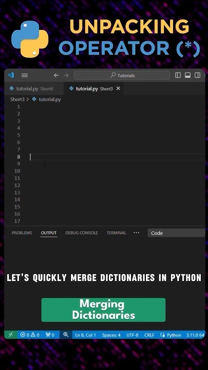 Python Merge Dictionaries | Productivity Tip #coding #python # ...