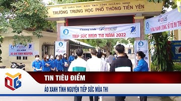 Áo xanh tình nguyện tiếp sức mùa thi