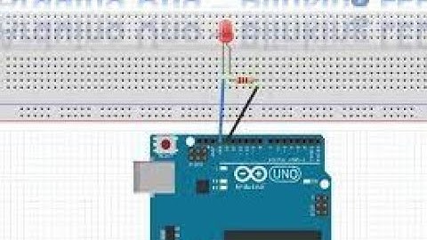 Arduino  | LED blink with code  | Tinker cad