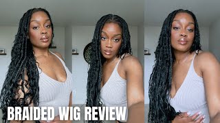 Sleeping on my Braided Wig and it doesn&#39;t tangle at all! | ft. Jaliza tangleless boho braids