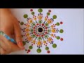 How to paint DOT Mandala with acrylic paint