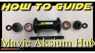 mavic aksium qr front wheel bearing change