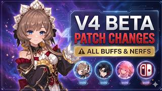 V4 BETA CHANGED EVERYTHING! STELLAR SUPERCONDUCT BUFFED, WRIOTHESLEY BUFFS & SWITCH LEAK!