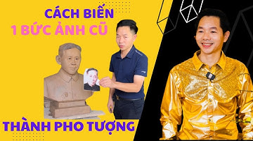 Cách nghệ nhân tạo ra bức tượng đồng chân dung | Đinh Lâm Tới