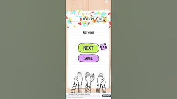 Brain test Level 49 make the red wins Walkthrough